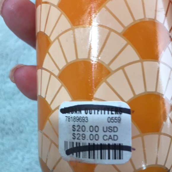 Urban Outfitters 17 oz glass Printed Nirvana Pillar Candles New - Picture 4 of 5